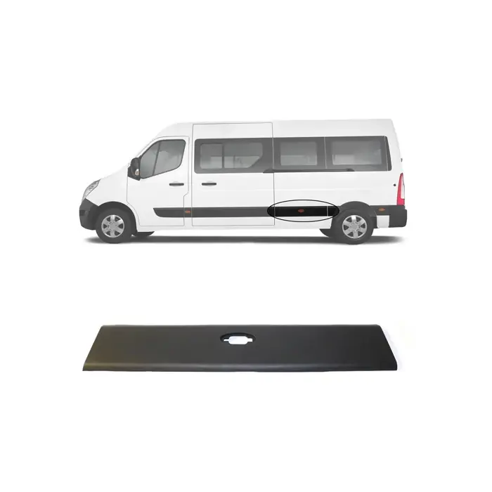 Szezonális akció Renault Master III új utángyártott tolóajtó mögötti oldaldíszléc bal oldal 2010-től